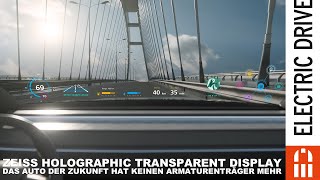 The car no longer needs a dashboard: ZEISS Holographic Transparent Display | CES 2025