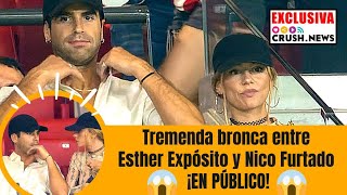 Así fue la bronca entre Ester Expósito y Nico Furtado en público