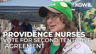 Providence nurses voting on tentative agreement amid 6-week strike