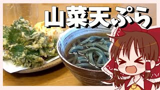 【ゆっくり料理】霊夢が作る春の山菜天ぷらとよもぎうどん【ゆっくり実況】