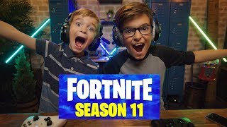 GAMER KID TV - FORTNITE Season 11 REACTION - Live event and the BLACK HOLE...