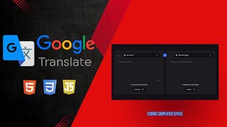 Build Google Translator Clone using HTML CSS & JavaScript | Hindi