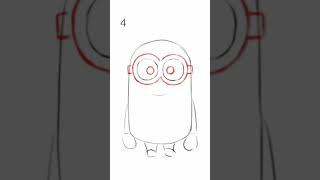 How To Draw Dave Minion Step By Step | Tip of pencil |