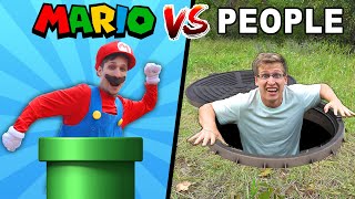 Super Mario Vs Normal People In Real Life