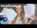 HOW I STUDY IN NURSING SCHOOL + apps I use