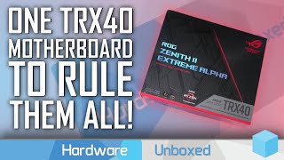 AMD Threadripper 3990X TRX40 VRM Torture Test feat. Asus ROG Zenith II Extreme Alpha