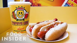 Why New Yorkers Swear By Papaya King's Hot Dog And Fruit Juice Combo | Legendary