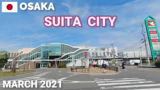 【大阪】吹田市 - JR岸辺駅,大阪学院大学,高校付近を歩く2021春 卒業入学シーズン Walking in Suita City, Osaka, Japan