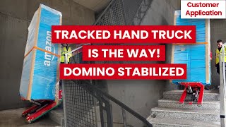 Transporting an Amazon Locker with Domino Plasmoid Stabilized