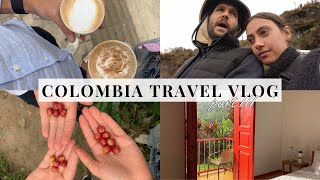 COLOMBIA TRAVEL VLOG: Staying on a coffee farm ☕️, Day trip to Salento, Volcano Hike, \u0026 Hostel Tours