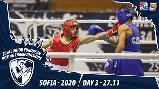 EUBC Junior European Boxing Championships SOFIA 2020 - Day 3