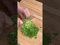 Green Onion - Spring Onion & Vegetable Cutting Skills #satisfying #short