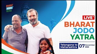 #INQUILABTV#Bharat Jodo Yatra | Kamareddy to Nanded | Telangana to Maharashtra