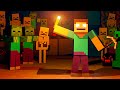 DON'T DIG DOWN! Minecraft Animation - Alex and Steve Life