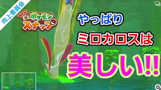 【ポケモンスナップ】＃12　イルミナポケモンのミロカロスは美しかった！イルミナスポットを調査して行く！