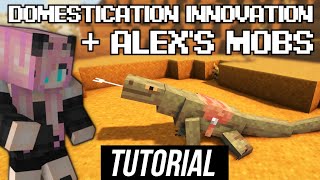 Domestication Innovation + alex's mobs. More tameable mobs. #2 Tutorial / Guide / Showcase Minecraft