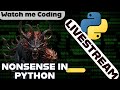 Code with me  ( Data Science (Numpy, Pandas, Matplotlib) and Pygame in Python) !