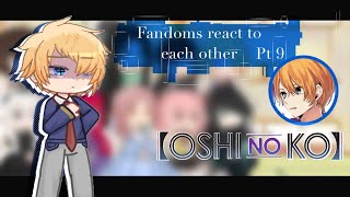 Fandoms react / Oshi no Ko / Aqua Hoshino [9/10]