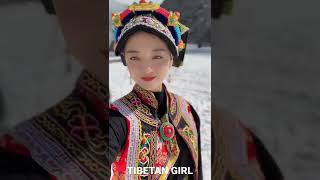 beautiful Tibetan Girls #tibet #youtubeshorts #prettygirl #tiktok #instagram