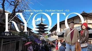 Exploring Kyoto Series ep1: Yasaka Pagoda, Fushimi Inari⛩️, Uji 🍵 | Micstify Travel 🤰