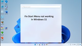 How to Fix Windows 11 Start Menu Not Working, Not Searching, Not Opening Issues (100% Works)