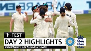 India Women vs England Women Only Test Day 2 Highlights | INDW vs ENGW Highlights 1st test day 2