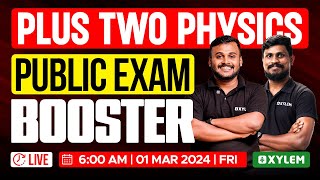 Plus Two Physics - Public Exam - Booster | Xylem Plus Two