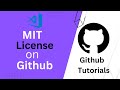 How to add MIT License on github | License to your GitHub Repository
