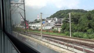 JR鹿児島本線　車窓　八幡駅～黒崎駅（811系100番台内扇モーター準快速）