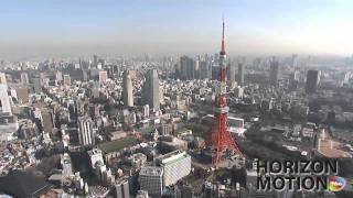 日本 全境 空拍 系列 Aerial view of Tokyo Tower and surrounding skyscrapers  aq0001188