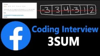 15. 3Sum - Python - Optimal Solution using 2 pointers