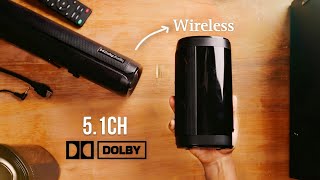 Best Wireless Soundbar with Dolby Audio | Zebronics 9500WS PRO 5.1 - ASMR