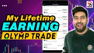 Technical Avi ने Olymp Trade से LifeTime में कितने पैसे कमाए है ? | Live Earning Proof