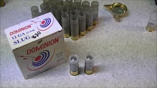 Dominion Arms 12 Gauge Shotgun Slug - Benchtop Review