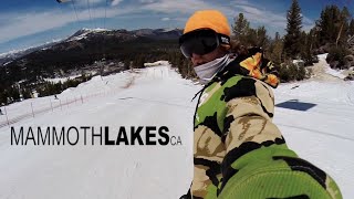 GoPro: Tim Humphreys Selfie POV Snowboarding at Mammoth Mountain 2014 with Brandon Davis