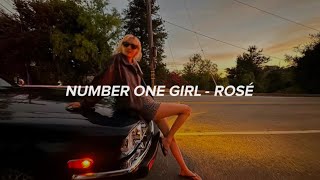 Number One Girl - ROSÉ (Sub. Español)