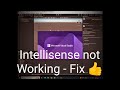 Unity3D Visual studio intellisense not working | Unity Fix