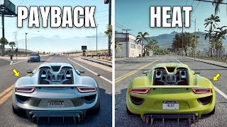 Porsche 918 Spyder | NFS HEAT VS NFS PAYBACK (WHICH IS BEST?) | Side by Side Comparison