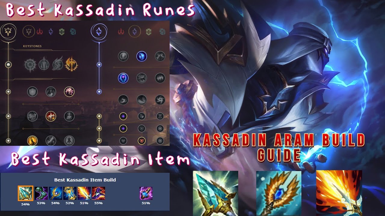 Lol League Of Legends Kassadin Aram Build Guide Runes Items 12 22