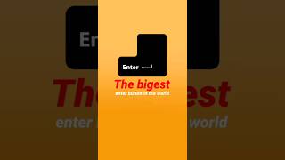 the bigest enter button in the world 😂(funny meme/16) #funny