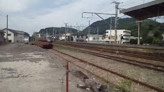 2019/07/24JR四国8000系L1+S5編成特急しおかぜ.いしづち13号松山行川之江駅到着