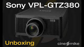 Sony VPL GTZ380 Unboxing