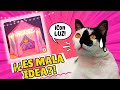 Construyo ESTA CASITA Con LUZ para mi GATA 💡✨ ¿fue BUENA o MALA IDEA!!?🙀