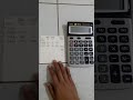 M+ M- MRC GT functions BASIC CALCULATOR