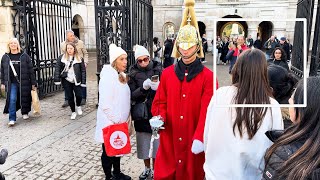 Very Rude and Inconsiderate When Tourists Blocks the GUARDS, Especially when he's doing his Job