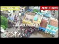 mudhol city full in water captured by drone camera lagadek studio mudhol