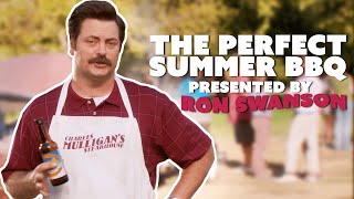 Ron Swanson's Guide To... The Perfect Summer BBQ | Parks \u0026 Recreation | Comedy Bites