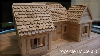 Building the House | Popsicle Sticks | Time Lapse