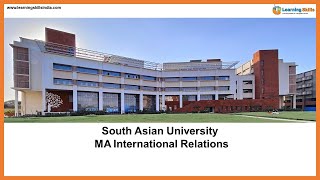 SAU MA International Relations - Everything You Need To Know