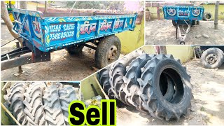 Second Hand trolley and Second Hand Tyre sell | Trolley \u0026 Tyre sell @banglartractor